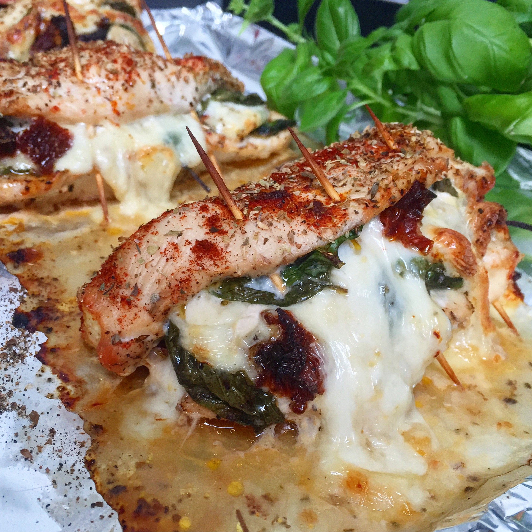 Italian Stuffed Chicken Breasts