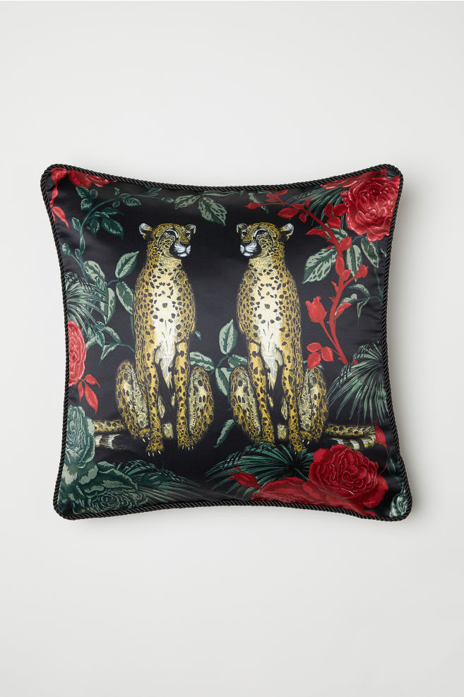 Leopard cushion cover, H&amp;M, £12.99