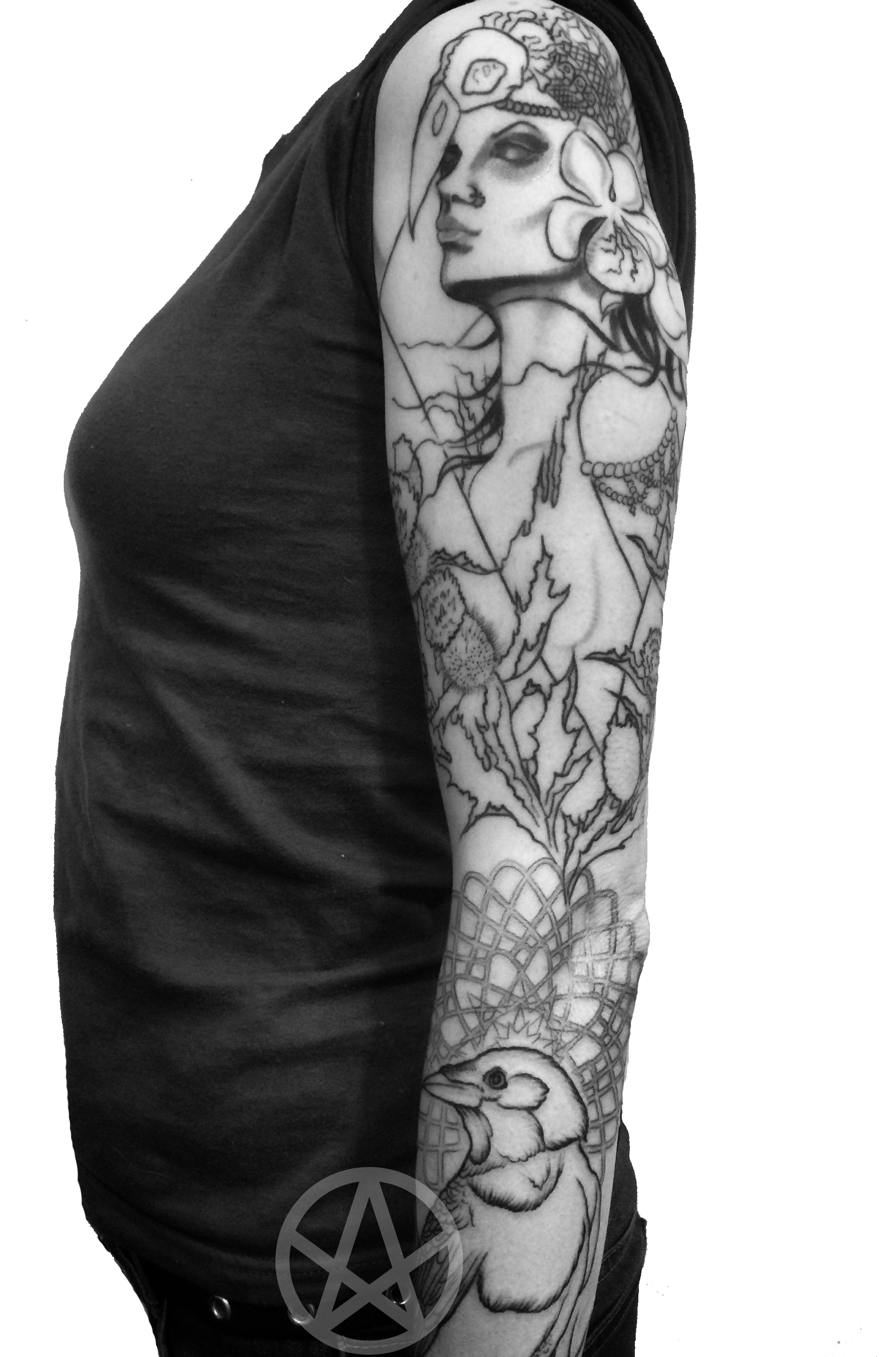 Sleeve In progress