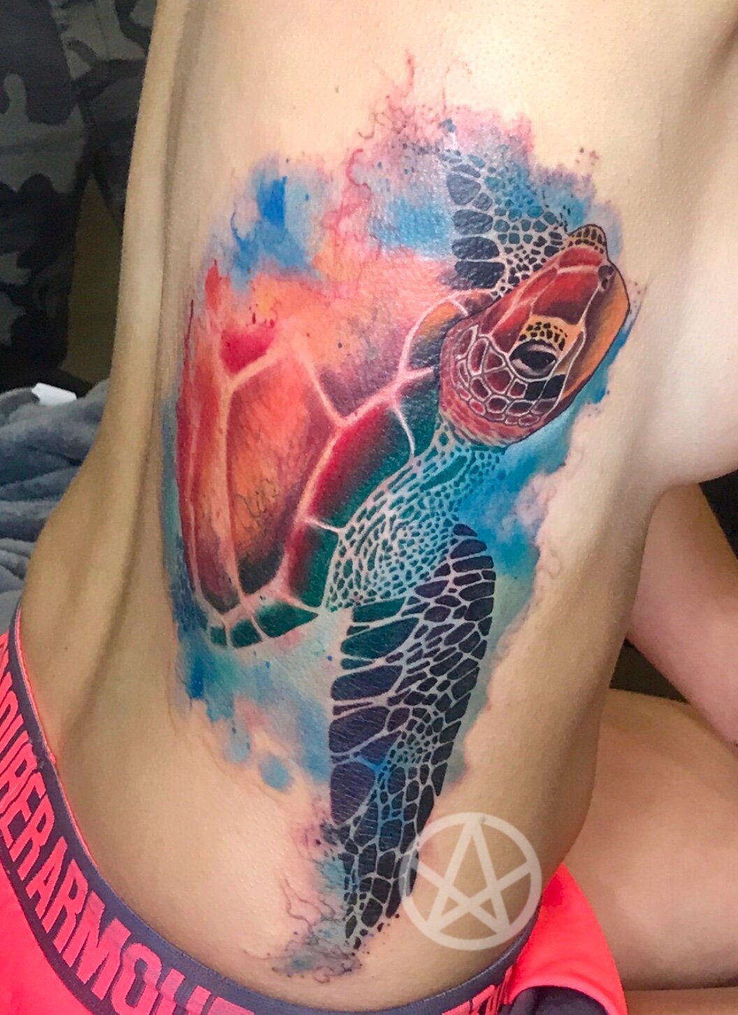 Watercolor Sea Turtle