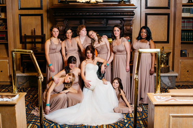 Formal Bridal Party Portrait