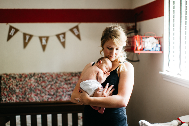 Mother and Newborn Son