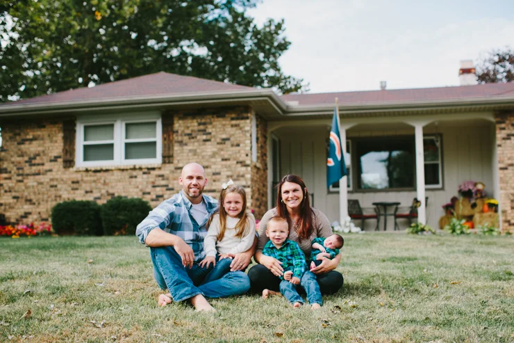 Family of four photography
