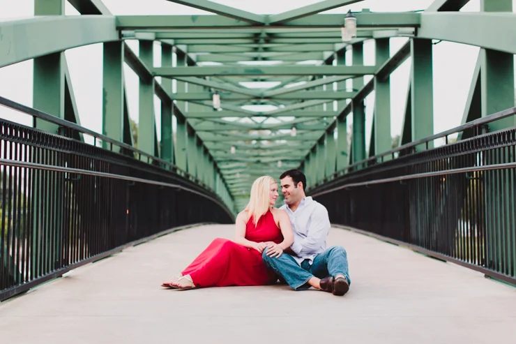 Engagement Photos with a Bulldog