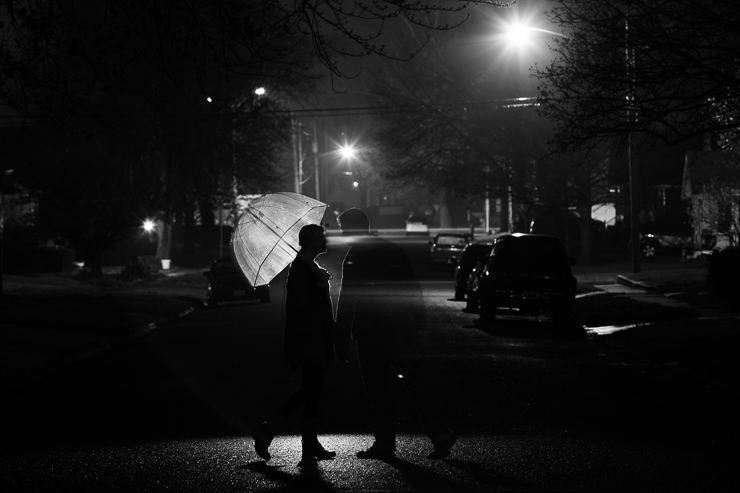 Night Photography in the summer Rain by Meredith Washburn