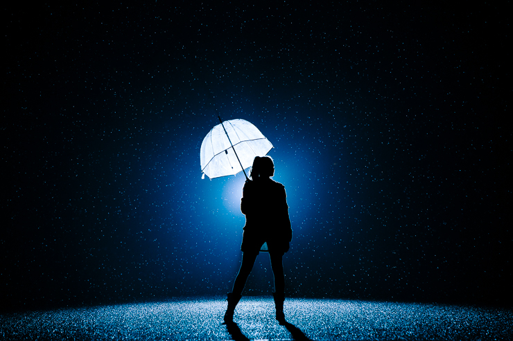 Night Photography in the summer Rain by Meredith Washburn