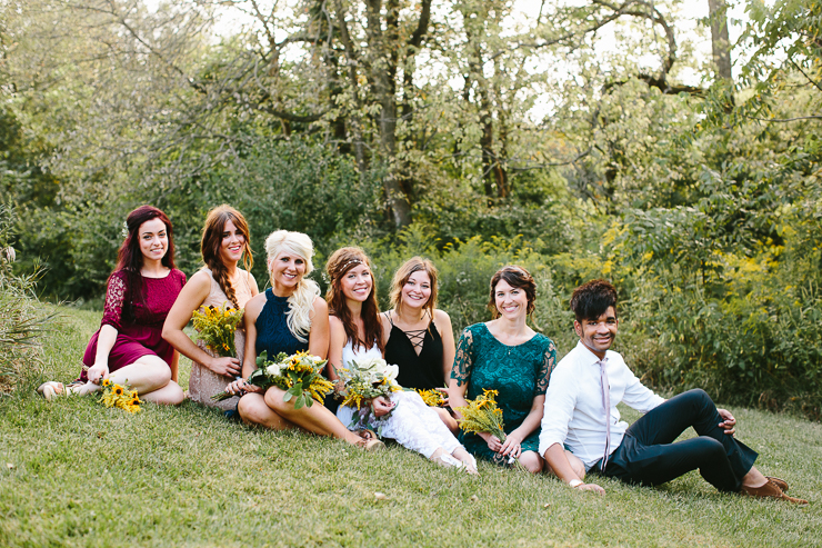 Bohemian Wedding Peoria Illinois Brett and Christina Pond by Meredith Washburn Photography