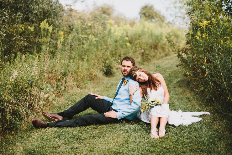 Bohemian Wedding Peoria Illinois Brett and Christina Pond by Meredith Washburn Photography
