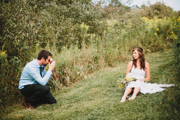 Bohemian Wedding Peoria Illinois Brett and Christina Pond by Meredith Washburn Photography