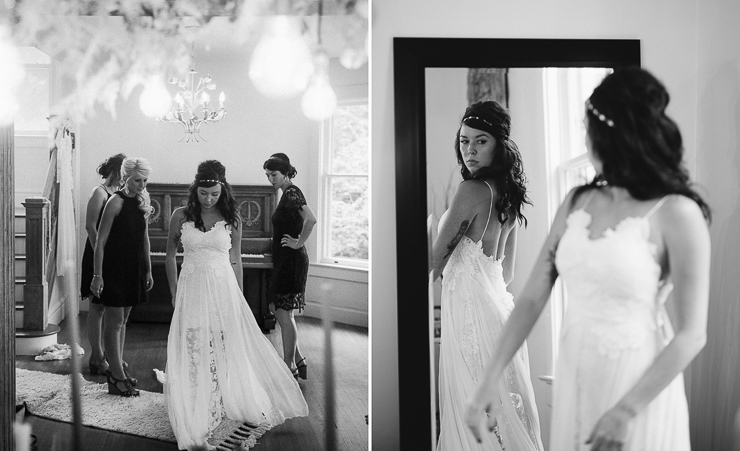 Bohemian Wedding Peoria Illinois Brett and Christina Pond by Meredith Washburn Photography