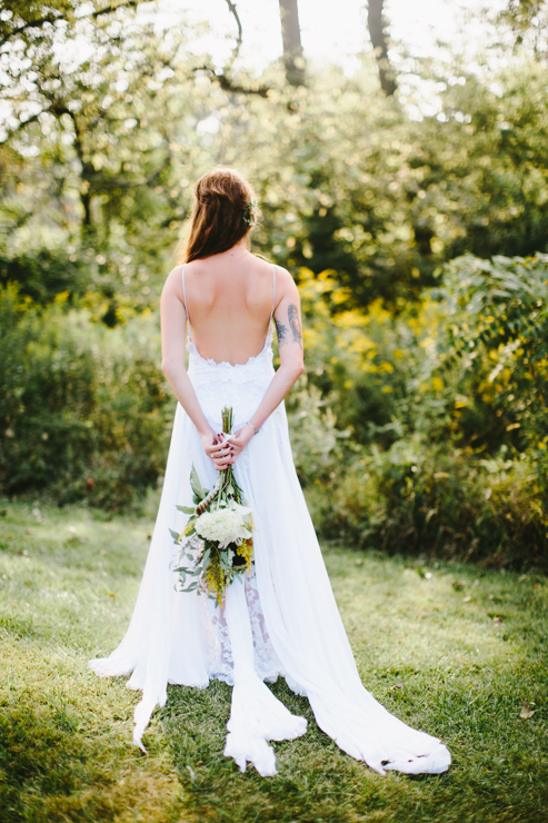 Bohemian Wedding Peoria Illinois Brett and Christina Pond by Meredith Washburn Photography
