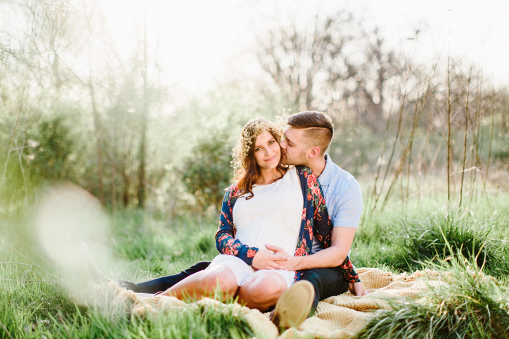 Romantic Maternity Session Phil and Becca