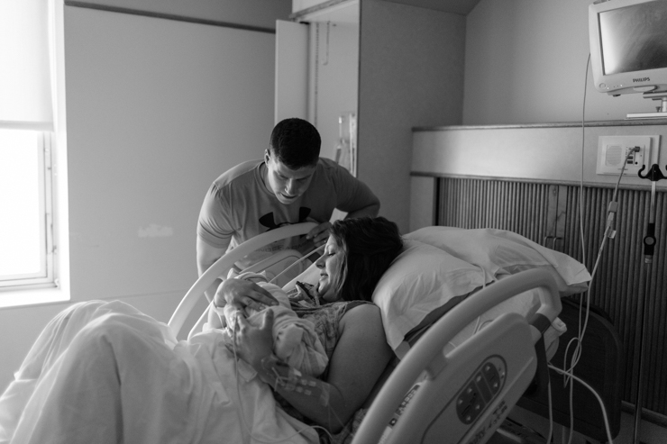 Peoria Illinois Hospital Birthing Session