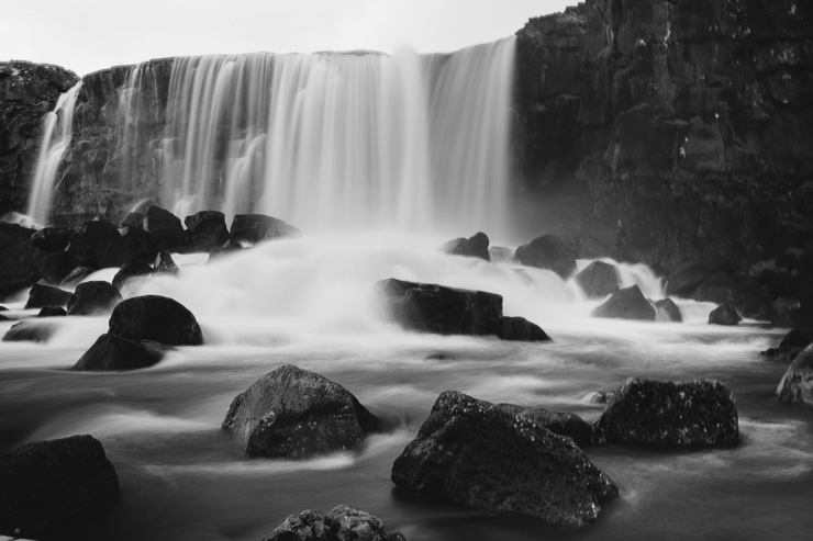 Oxararfoss Waterfall, Iceland