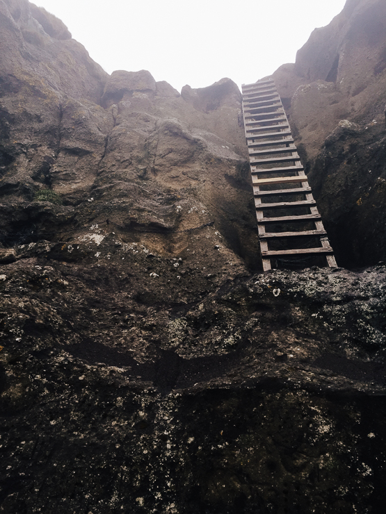 Heimaklettur climb