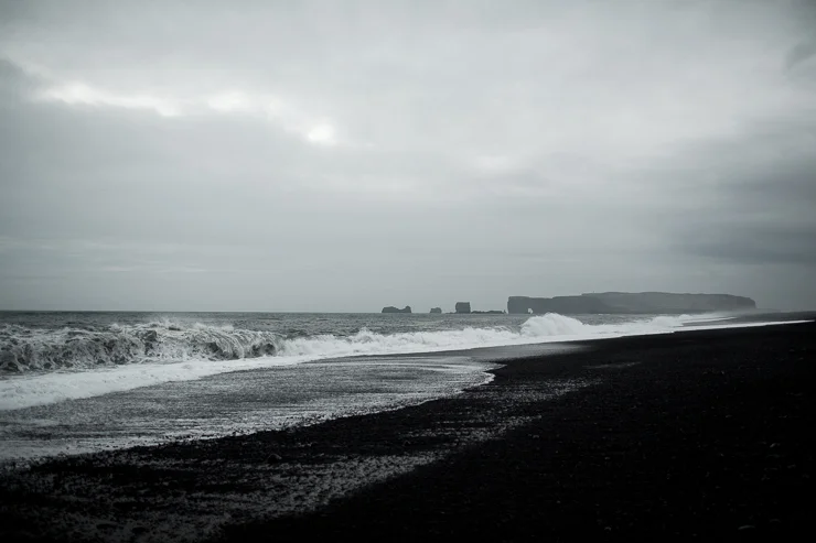 Reynisfjara black beach near Vik, Iceland