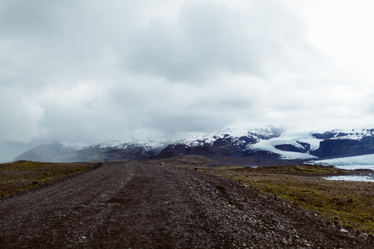 Fjallsárlón glacier lagoon road