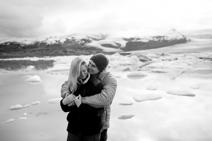 Iceland Wedding Photographer Fjallsárlón glacier lagoon, Iceland