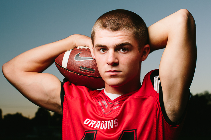 Senior Boy Football Photography Poses