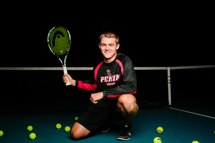 Senior Boy Tennis Photography Poses