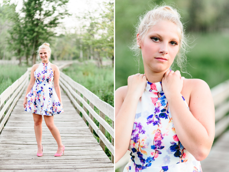 Senior Girl Photography Poses in the Midwest during summer
