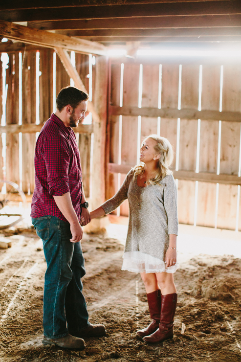 Nolan and Alyssa's Rustic Countryside engagement session