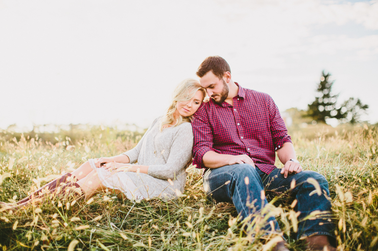 Nolan and Alyssa's Rustic Countryside engagement session