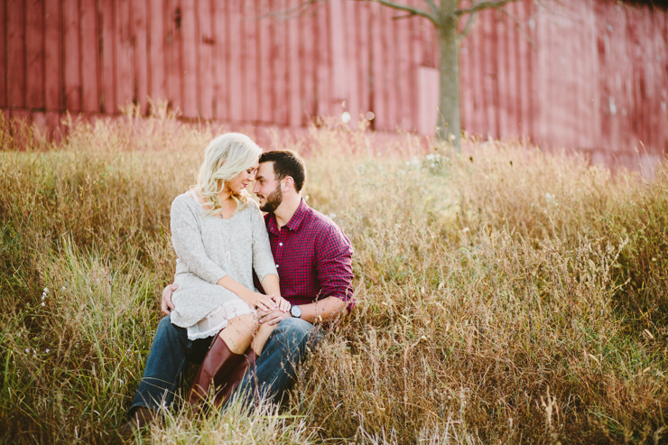 Nolan and Alyssa's Rustic Countryside engagement session