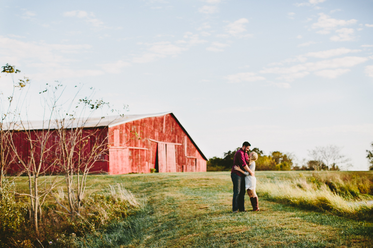 Nolan and Alyssa's Rustic Countryside engagement session