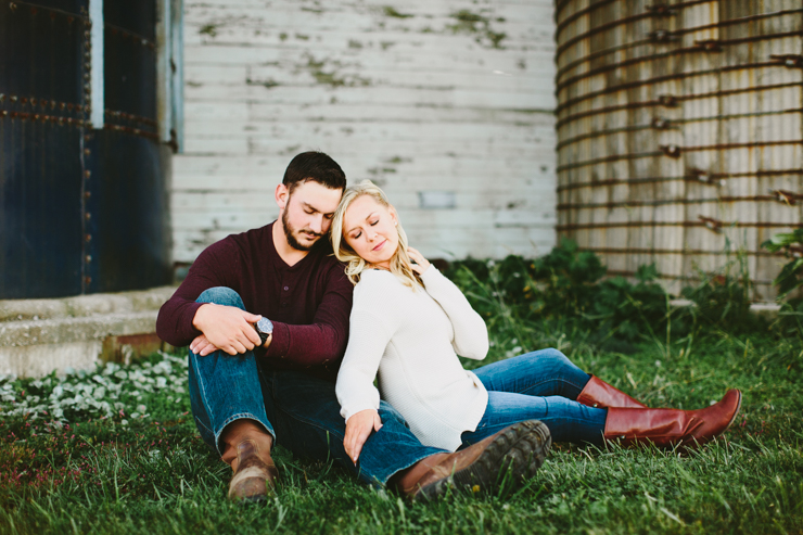 Nolan and Alyssa's Rustic Countryside engagement session