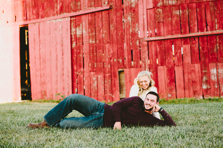 Nolan and Alyssa's Rustic Countryside engagement session