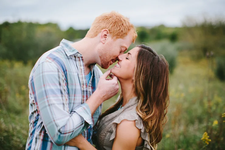 intimate countryside engagement