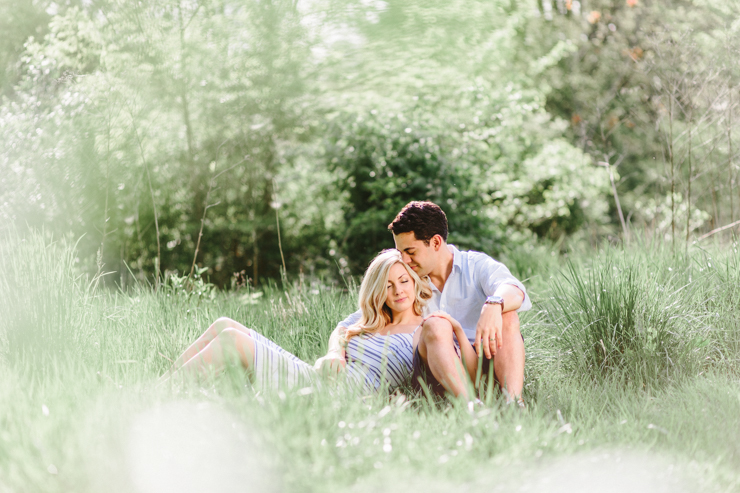 summer bohemian styled anniversary photography session in a field
