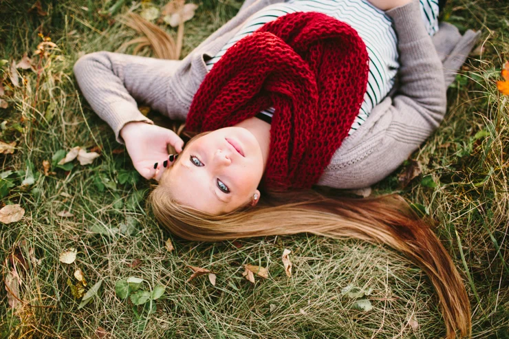 outdoor senior photography session