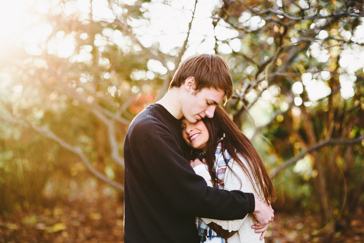young couple in love photography