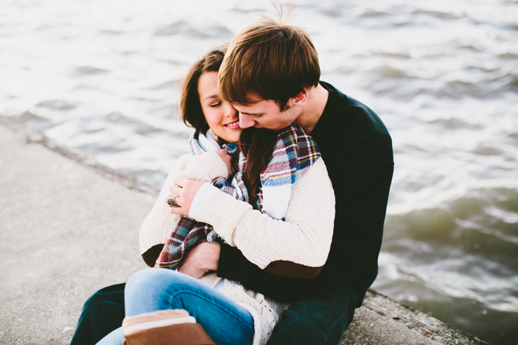 Romantic and Intimate Midwest engagement photography 