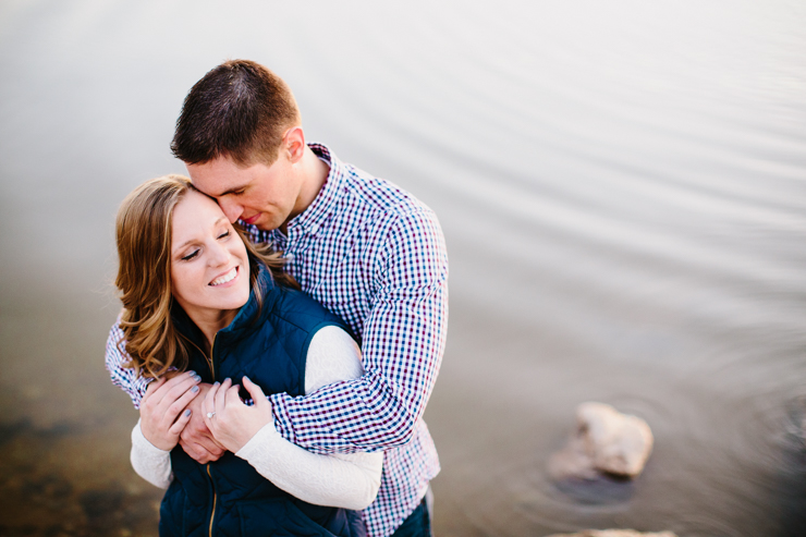 Midwest spring intimate engagement photography 