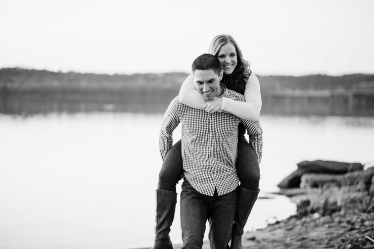 Midwest spring intimate engagement photography 