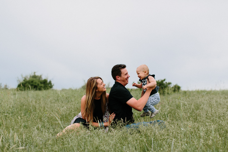 Family of three lifestyle photography in Colorado