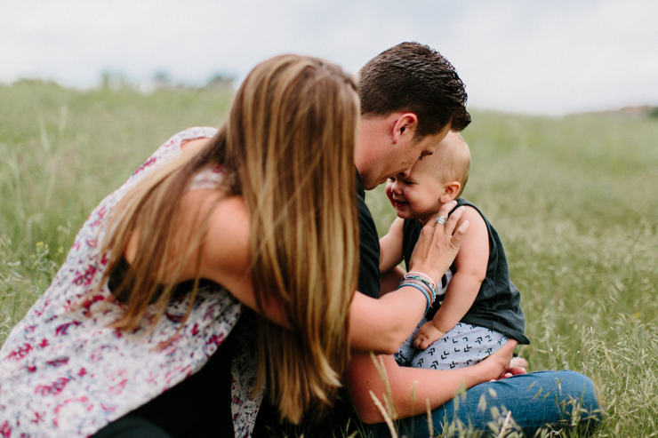 Family of three lifestyle photography in Colorado