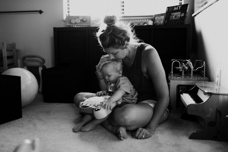 Lifestyle Family Photographer In Colorado mother and son reading a story