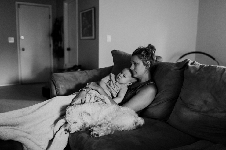 Lifestyle Family Photographer In Colorado mother and son reading a story