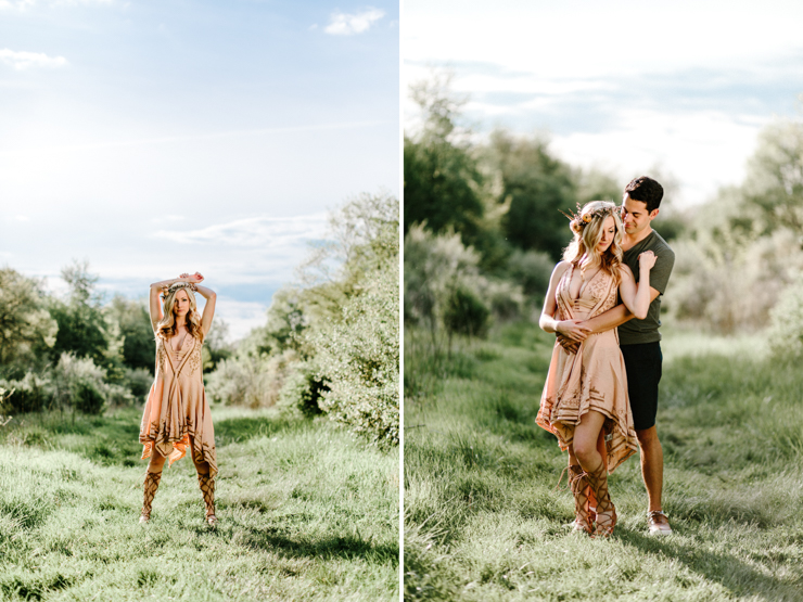 Free People Inspired Bohemian Anniversary Photo Session