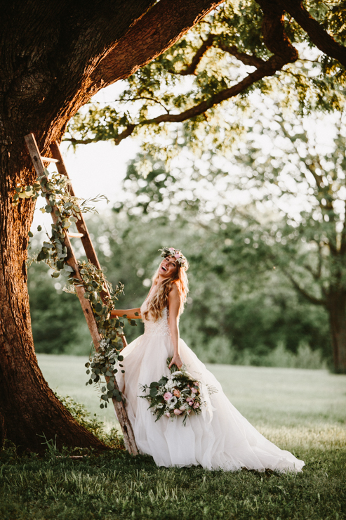 Morgan Dunn Modeling for Styled Bridal Photo Session with Cloud Nine Bridal, Bremer Jewelry Peoria, and Floral Designs Ltd. Morton IL