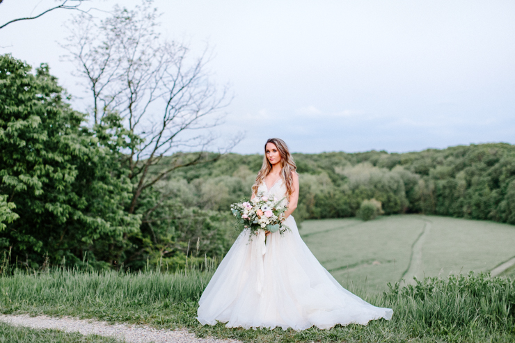 Morgan Dunn Modeling for Styled Bridal Photo Session with Cloud Nine Bridal, Bremer Jewelry Peoria, and Floral Designs Ltd. Morton IL