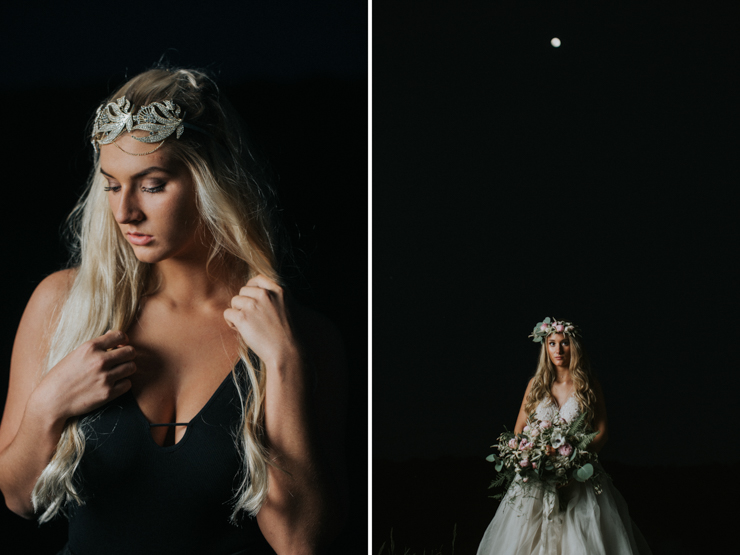 Justine Ulrich Modeling for Styled Bridal Photo Session with Cloud Nine Bridal, Bremer Jewelry Peoria, and Floral Designs Ltd. Morton IL