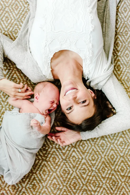 In home family lifestyle photography