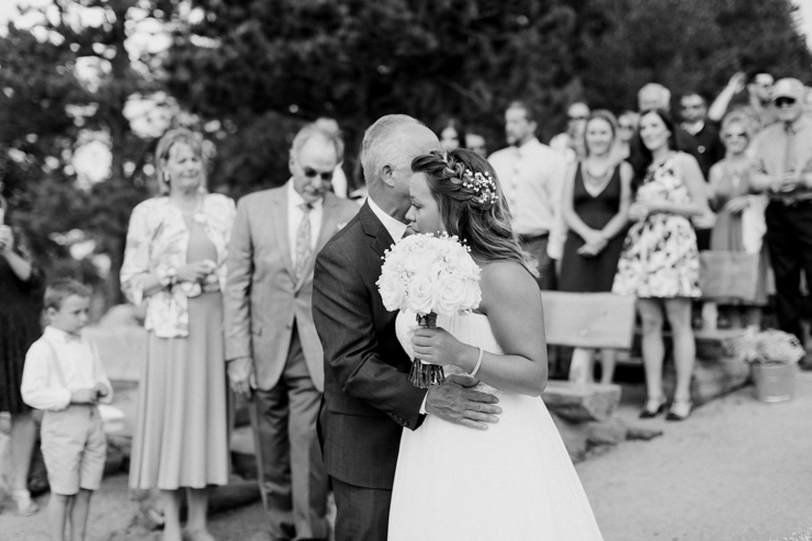 Outdoor Ceremony in the mountains at YMCA of the Rockies, Overlook Chapel