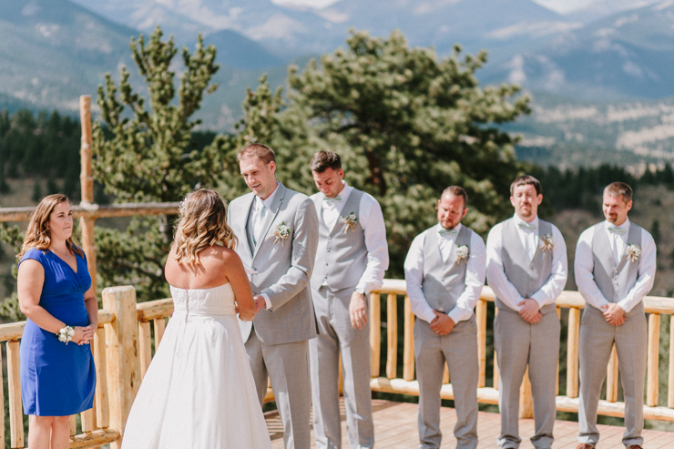 Outdoor Ceremony in the mountains at YMCA of the Rockies, Overlook Chapel