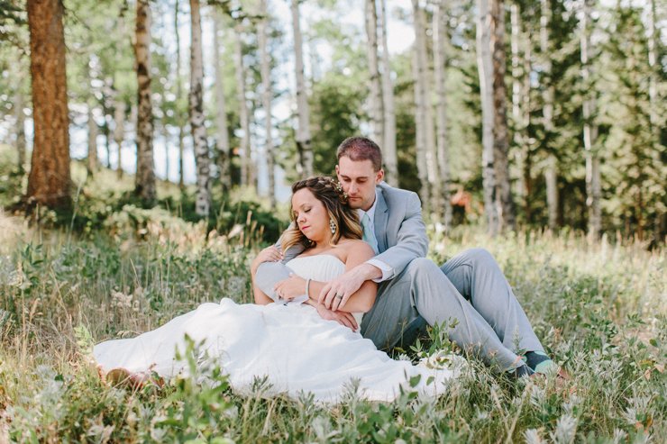 Bride and Groom photography in the mountains at YMCA of the Rockies, Overlook Chapel Colorado